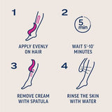 Veet Pure Hair Removal Cream Legs & Body Sensitive - 200ml