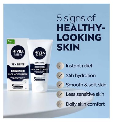 NIVEA MEN Sensitive Face Moisturiser 75ml