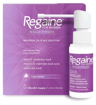 Regaine For Women Regular Strength Minoxidil 2% Scalp Solution -1 Month Supply