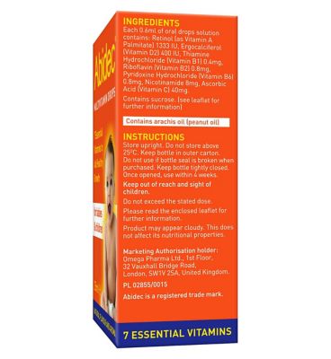 Abidec Multivitamin Drops for Babies & Children - 25ml