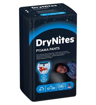 Huggies DryNites® Pyjama Bed Wetting Pants Boys 4-7 Years - 10 Pants