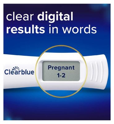 Clearblue Digital Pregnancy Test With Weeks Indicator - 1 test