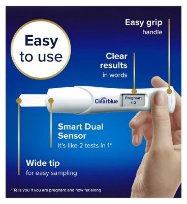 Clearblue Digital Pregnancy Test With Weeks Indicator - 1 test