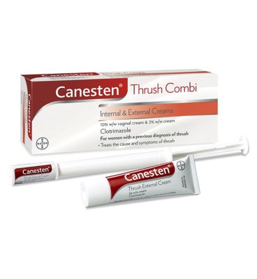 Canesten Thrush Combi Internal & External Creams 10%w/w vaginal cream and 2%w/w cream