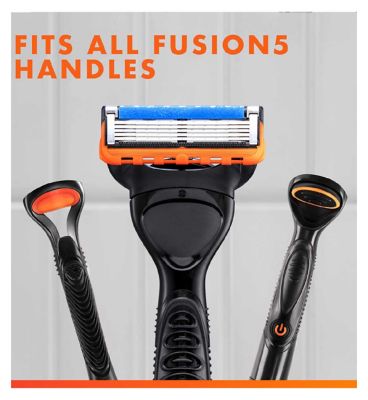 Gillette Fusion5 Razor Refills For Men, 4 Razor Blade Refills