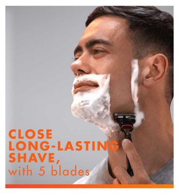 Gillette Fusion5 Razor Refills For Men, 8 Razor Blade Refills