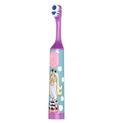 Colgate Kids Barbie Extra Soft Battery Toothbrush, 3+ Years