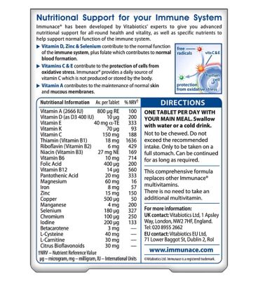 Vitabiotics Immunace Original - 30 Tablets