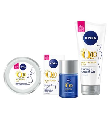 NIVEA Q10 Body Gel-Cream, Firming + Goodbye Cellulite, 200ml