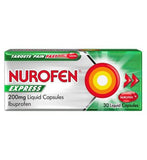 Nurofen Express 200mg Liquid Capsules – 30 Capsules