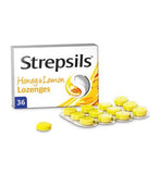 Strepsils&nbsp;Honey & Lemon&nbsp;Lozenges&nbsp;for sore throat&nbsp;x36