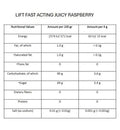 Lift Glucose Tablets Juicy Raspberry - 10 Tablets