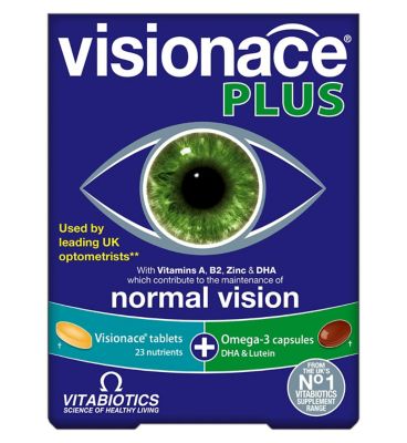 Vitabiotics Visionace Plus Omega-3 - 56 Tablets