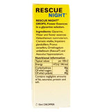 Bach Rescue Remedy Night Dropper 10ml - Flower Essences for Natural Night's Sleep