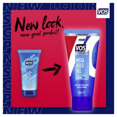VO5 Mega Hold Styling Gel 50ml