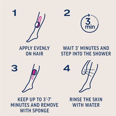 Veet In Shower Hair Removal Cream Legs Body Sensitive - 150ml