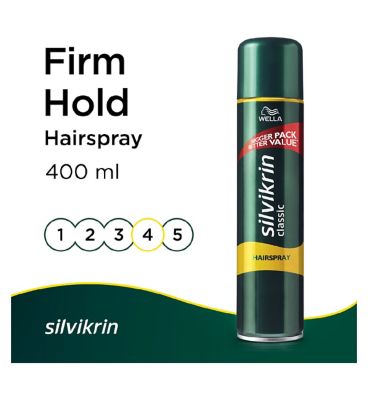 Wella Silvikrin Classic Firm Hold Hairspray 400ml