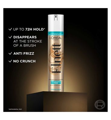 L'Oreal Paris Elnett hairspray, unfragranced - strong hold 200ml