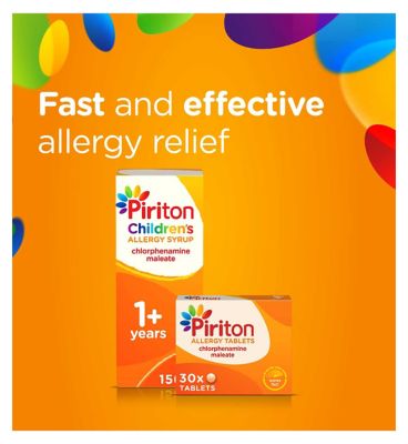Piriton Antihistamine Allergy Relief Tablets – Pack of 60