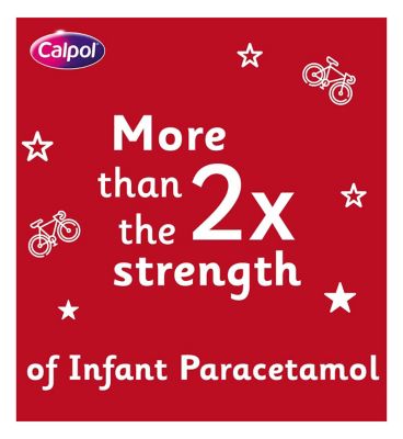 Calpol SixPlus Suspension Sugar Free Strawberry Flavour 6+ Years 80ml