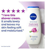 NIVEA Shower Gel, Indulgent Moisture Cashmere, 250ml