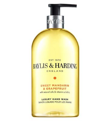 Baylis & Harding Signature Collection Sweet Mandarin & Grapefruit Luxury Hand Wash 500ml With Added Moisturisers