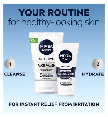 NIVEA MEN Sensitive Face Wash 100ml