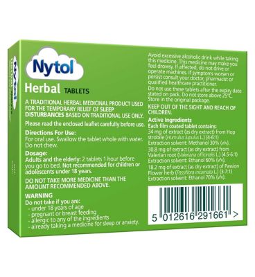 Nytol Herbal Tablets 30 tablets