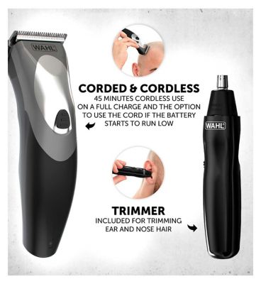 Wahl Clipper & Trimmer Kit Clip 'N Rinse