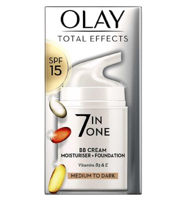 Olay Total Effects Anti-Ageing BB Face Cream SPF15 For Medium to Dark Shade 50ml