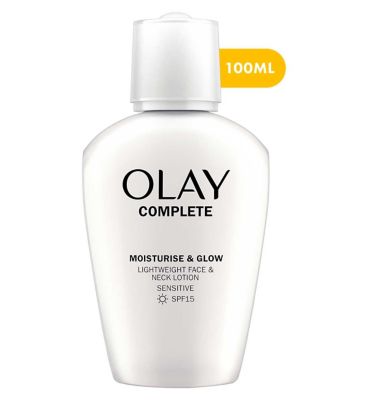 Olay Complete 3in1 Day Fluid Moisturiser For Sensitive Skin 100ml SPF15