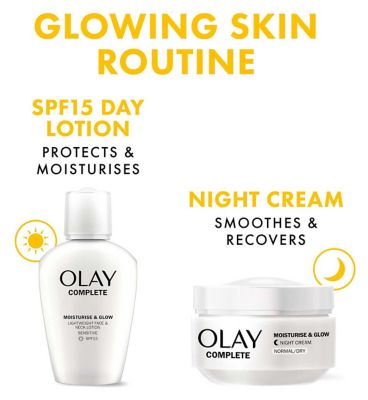 Olay Complete 3in1 Day Fluid Moisturiser For Sensitive Skin 100ml SPF15