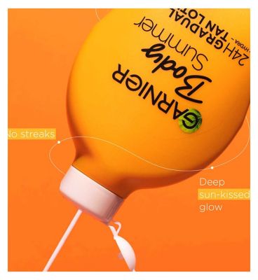 Garnier Summer Body Hydrating Gradual Tan Moisturiser Dark 400ml