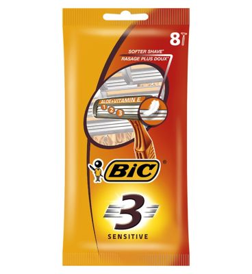 BiC 3 Sensitive Razors 8 pack