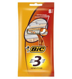 BiC 3 Sensitive Razors 8 pack
