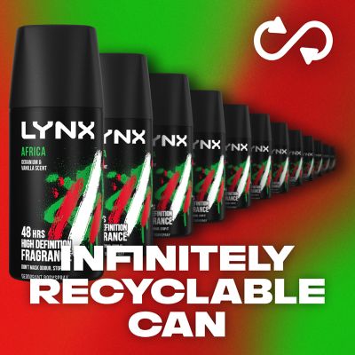 Lynx Body Spray Deodorant Africa 35ml