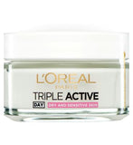 L'Oreal Paris Triple Active Day Moisturiser Dry and Sensitive Skin 50ml