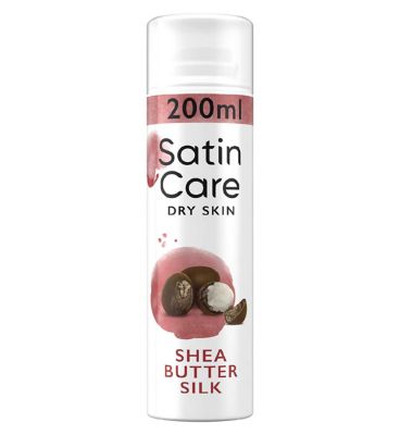Venus Satin Care Shaving Gel for Dry Skin with Shea Butter - 200ml