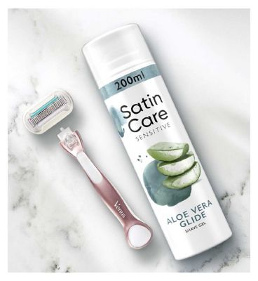 Venus Satin Care Women's Shaving Gel Sensitive Shaving Gel 200ml