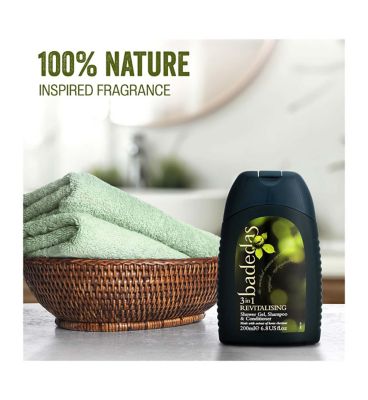 Badedas 3-in-1 Revitalising Shower Gel, Shampoo and Conditioner 200ml