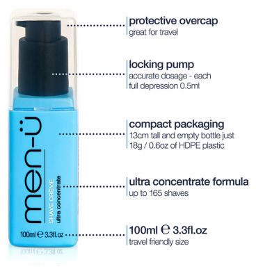 men-ü Shave Crème 100ml