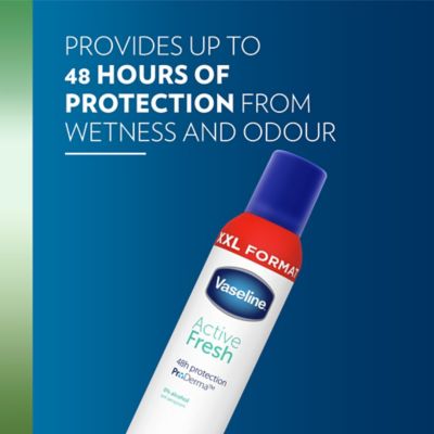 Vaseline Active Fresh Anti-Perspirant Deodorant Aerosol 250ml