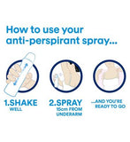 Vaseline Aloe Sensitive Anti-Perspirant Deodorant Aerosol 250ml