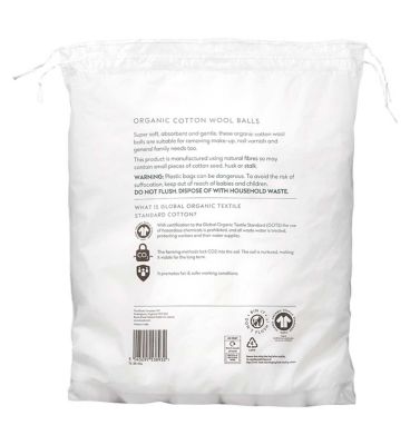Boots Everyday Organic Cotton Wool Balls x 100