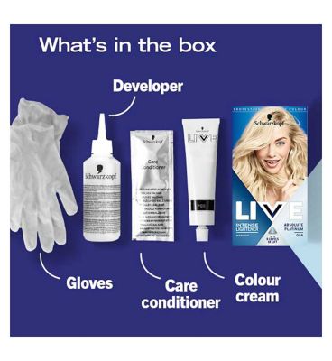 Schwarzkopf LIVE 00A Absolute Platinum Permanent Hair Dye