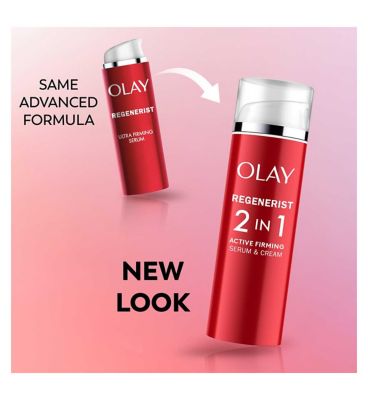 Olay Regenerist Day Face Cream & Serum 2in1 Anti-Wrinkle + Active Firming Moisturiser 50ml