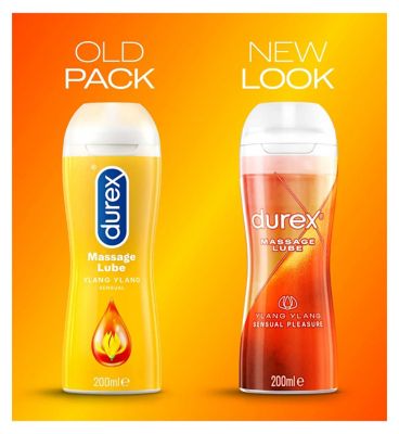 Durex 2 in 1 Massage Ylang Ylang Lube Water Based - 200ml