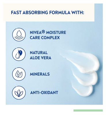 NIVEA 24H Moisture Mattifying Day Cream with Aloe Vera for Combination Skin 50ml