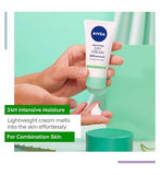 NIVEA 24H Moisture Mattifying Day Cream with Aloe Vera for Combination Skin 50ml