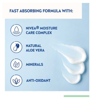 NIVEA 24H Moisture Mattifying Day Cream with Aloe Vera for Combination Skin 50ml